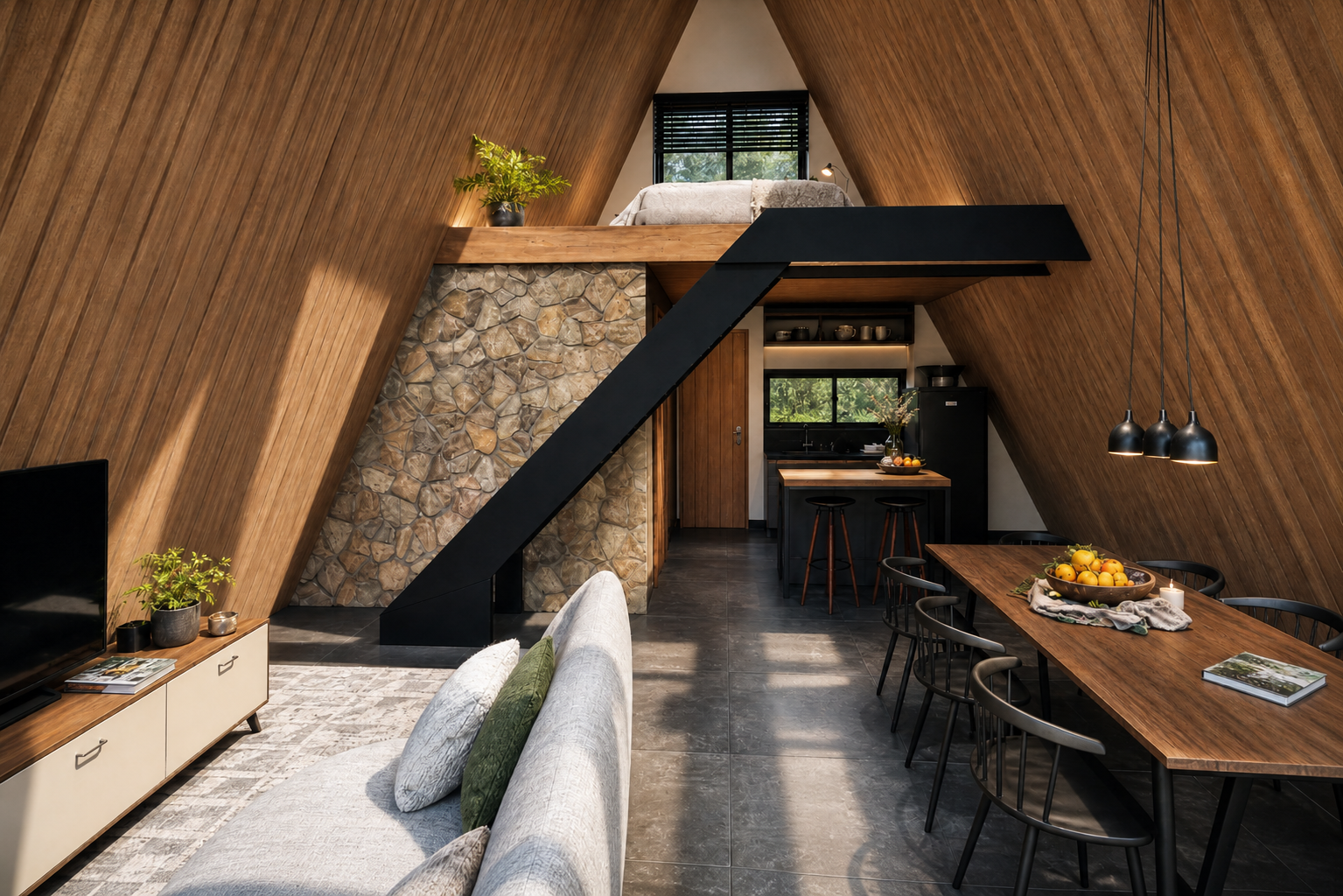 Interior Cabana Ametista